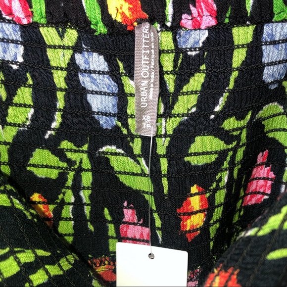 NWT UO Sabrina Gauze Smocked Mini Dress - Picture 6 of 7